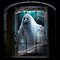 Halloween Window Cover, Large Spooky Window Clings White Cloth Ghost